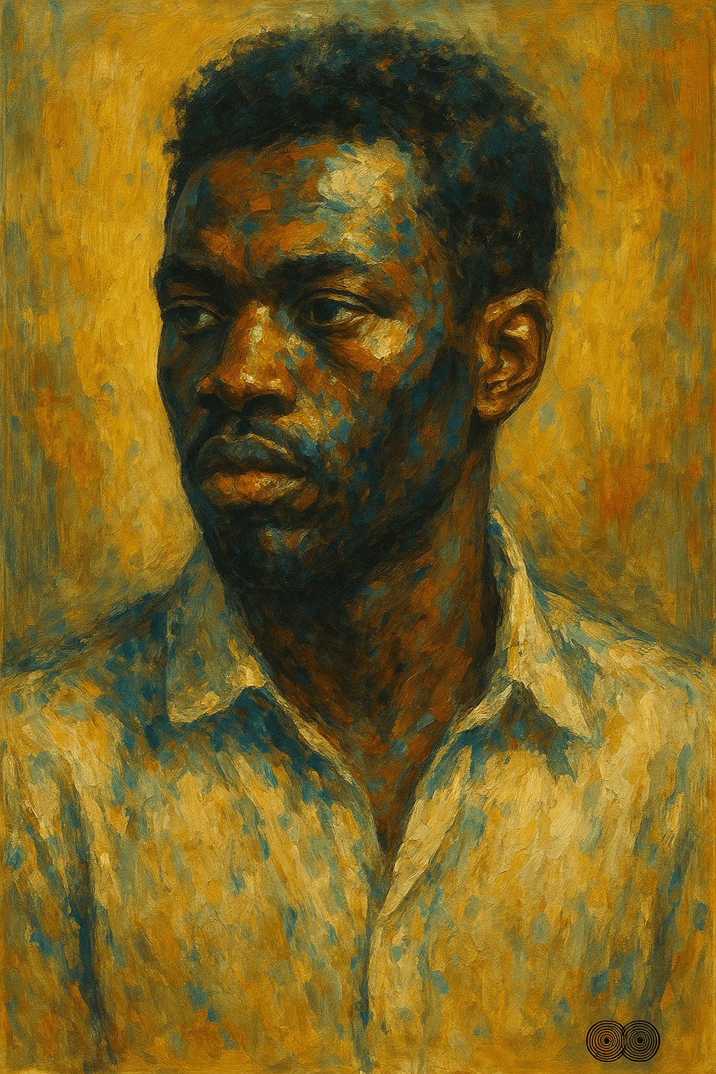 Silent Strength – Abstract Figurative Portrait